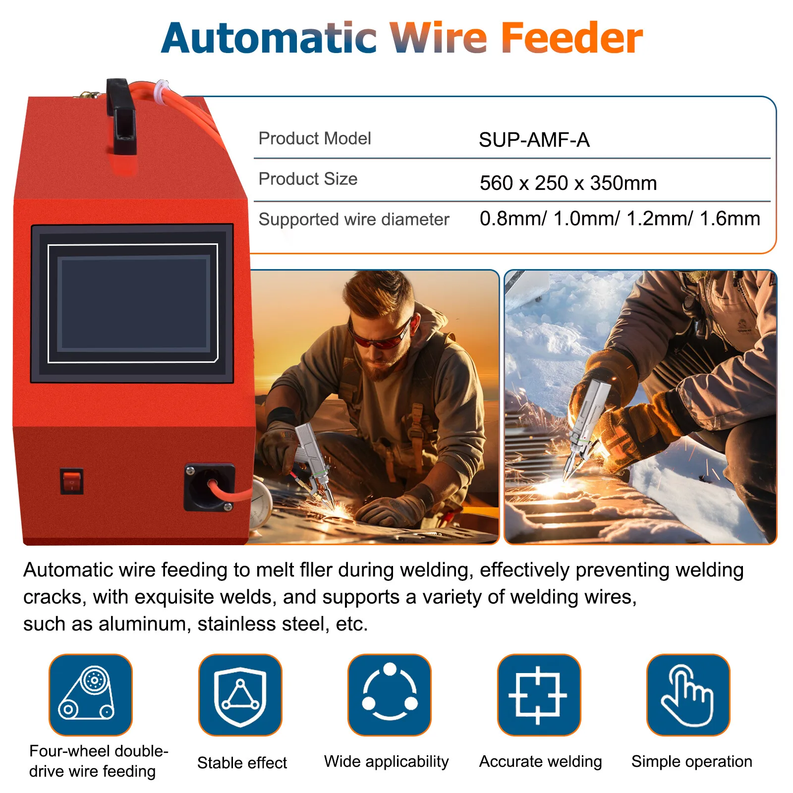 2000W BWT 4-IN-1 Fiber Laser Welding Machine SUP 28T Metal Cleaning Welding Cutting Water Cooling System for Precision Welding