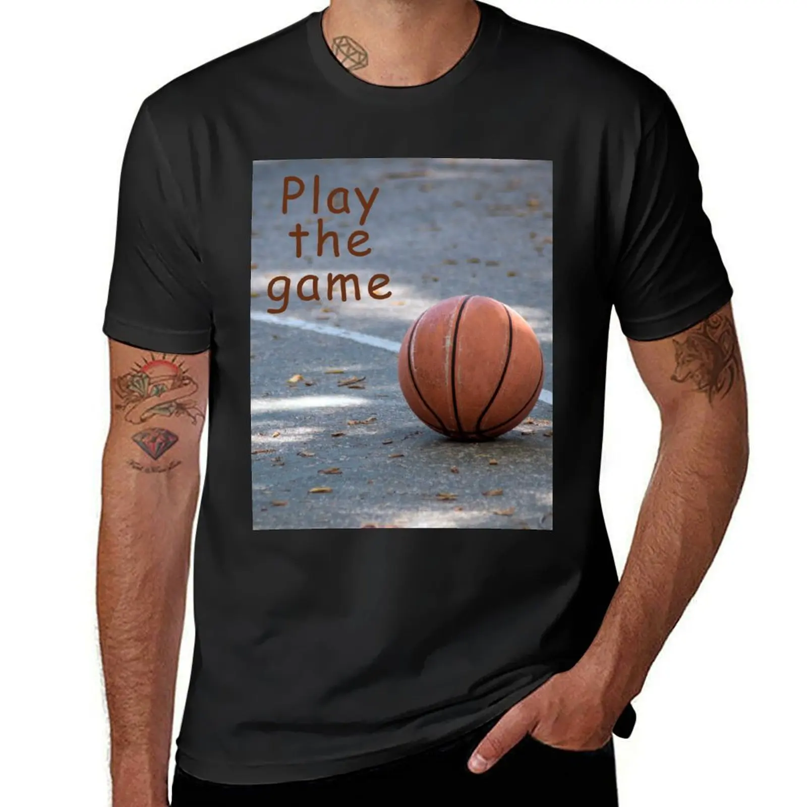 

Play the game T-Shirt sweat boys whites men workout shirt