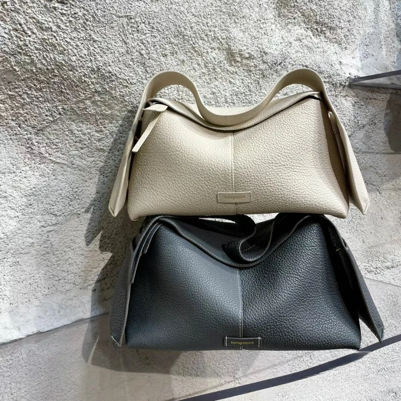 SONGMONT New Niche Fashion Trend Ear Bag Versatile Portable Casual Large Capacity Shoulder Strap Design Commuting Handbag