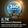 Insta360 X3 Pocket-Size Sports 360 Action Camera HDR 5.7K 360 72MP 2.29'' Touch Screen 1/2'' Sensor Insta 360 Original Cam 2