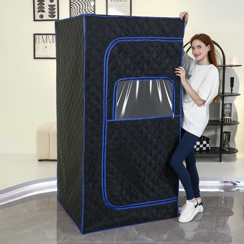 Sauna bath box folding sauna room full-body type sweat box home use 3
