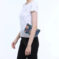 Cartoon Sloth Flower Print Portable Women Travel Storage Bag Toiletry Organize Cosmetic Bag Waterproof Female MakeUp Bag 2