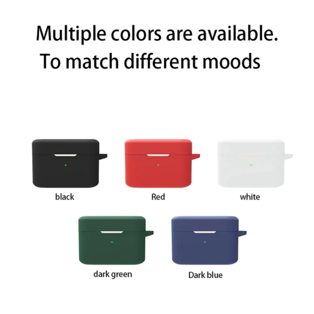 Защитный чехол, мягкий силиконовый чехол с защитой от царапин, аксессуары для наушников с защитным крючком для 1more Pistonbuds Pro