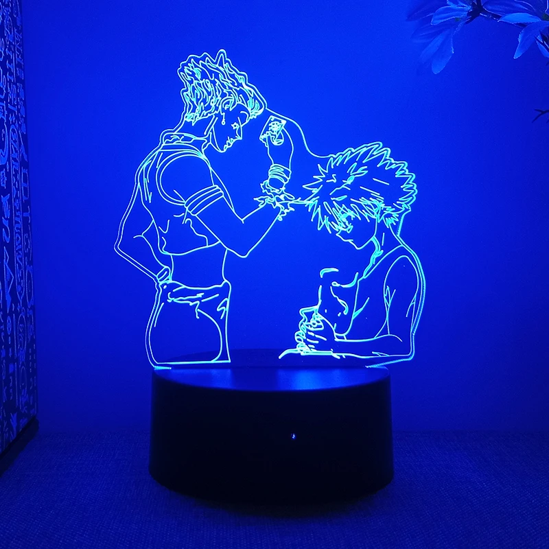 Hunter X Hunter Killua & Hisoka 3d Led Lamp For Bedroom Night Lights