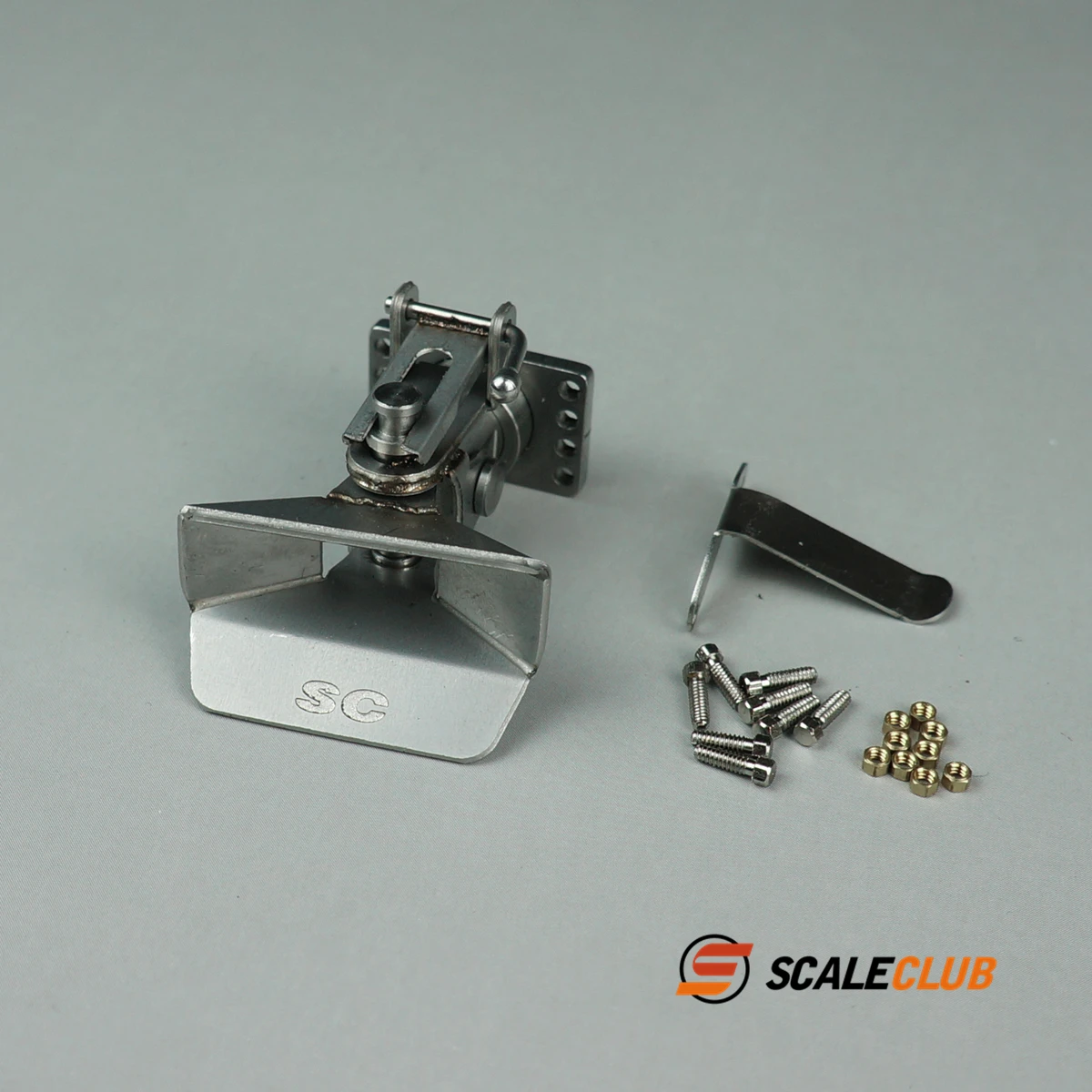 

Scaleclub Model 1:14 Drag Head Heavy Drag Mud Head Bell Mouth Trailer Hook Traction Hook For Tamiya Lesu For Scania Man Actros