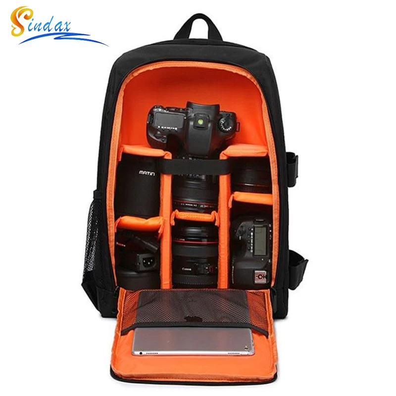 Dslr à Prova Dslr Água Mochila de Vídeo Digital Dslr Câmera Bolsa Multi-funcional Câmera ao ar Livre Foto Case para Nikon Canon Dslr Lente