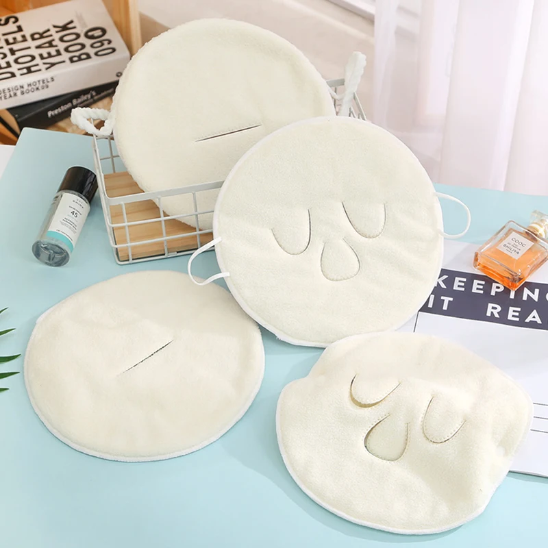 Facial Towels Hot Cold Compress Face Mask Towel Reusable Moisturizing