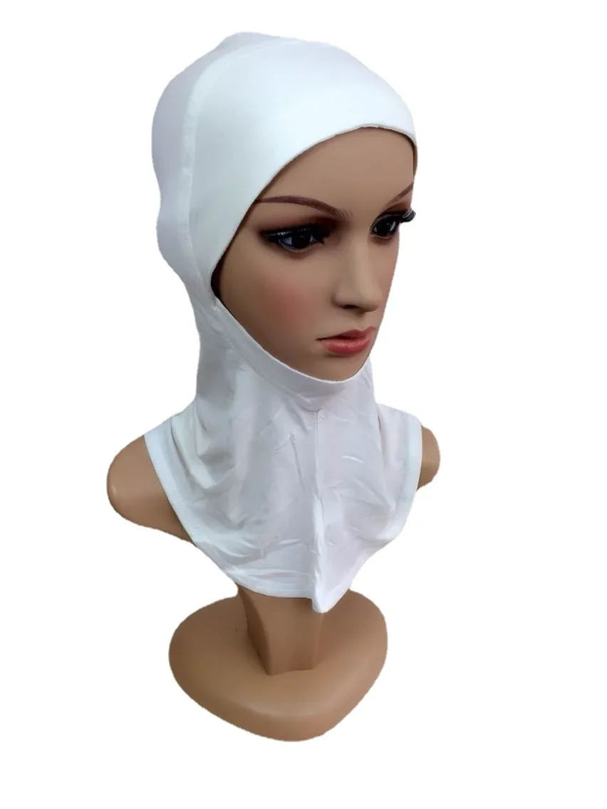 MODAL Jersey Hijab Cotton Muslim Ninja Underscarf Amira Islamic Hat Turban Jaw CHIN Modal Hijab Underscarf Caps