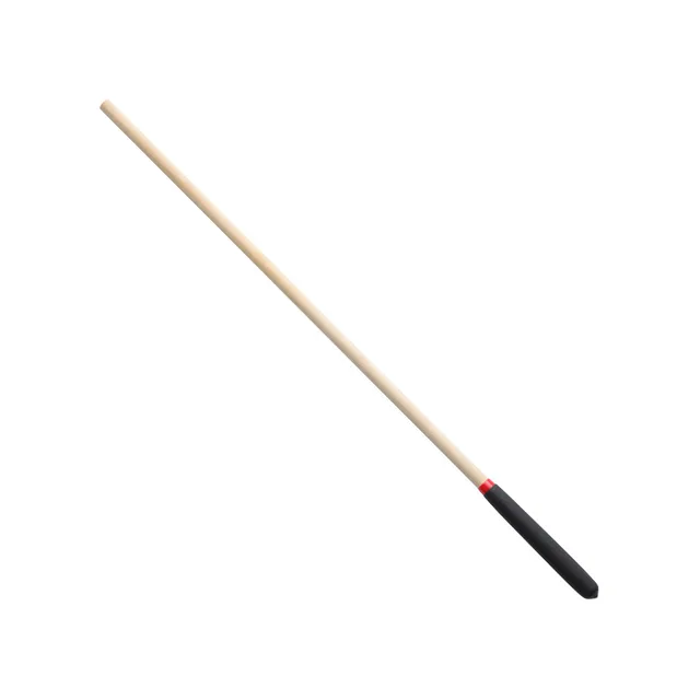 50CM Solid Wood Long Straight Whip Riding Crop Flogger Black Matte Finish Handle Cover Paddle Slapper for Horse Training 4