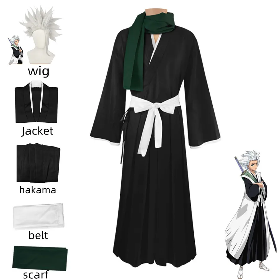 Hitsugaya Toushirou Bleach Anime Cosplay Costume Captain Of The Tenth