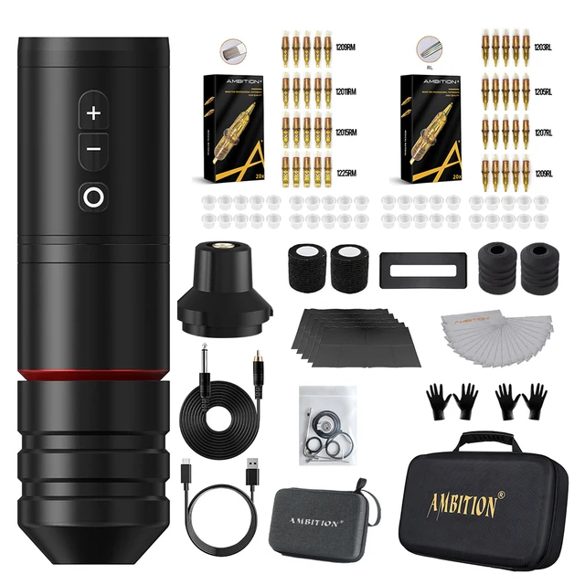 AMBITION Ninja pro　刺青 Ambition Ninja Pro Wireless Tattoo Pen Machine