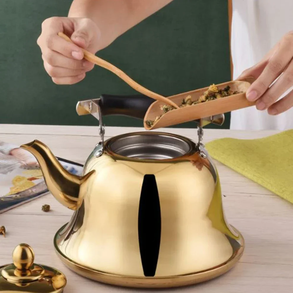 1-3L Boiling Water Kettle Add Soup Pot For Hot Pot Restaurant Stainless Steel Teapot Universal Kettle For Induction Cooker