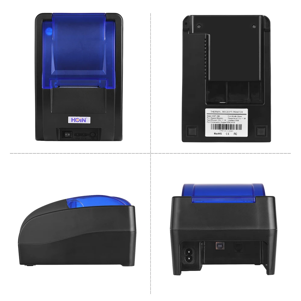 Toutes nos imprimantes,imprimante à reçus thermique Portable 58mm,Support d