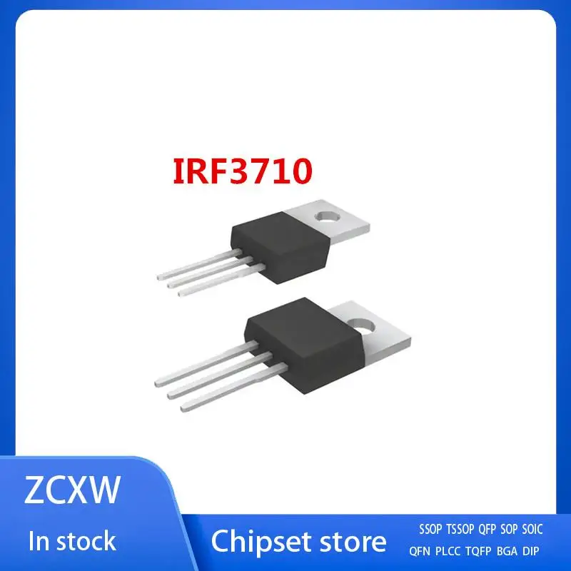 

10 шт./лот IRF3710 IRF3710Z IRF3710L IRF3711 IRF3711Z IRF3711L IRF3710ZCL TO-220 57A 100V MOSFET
