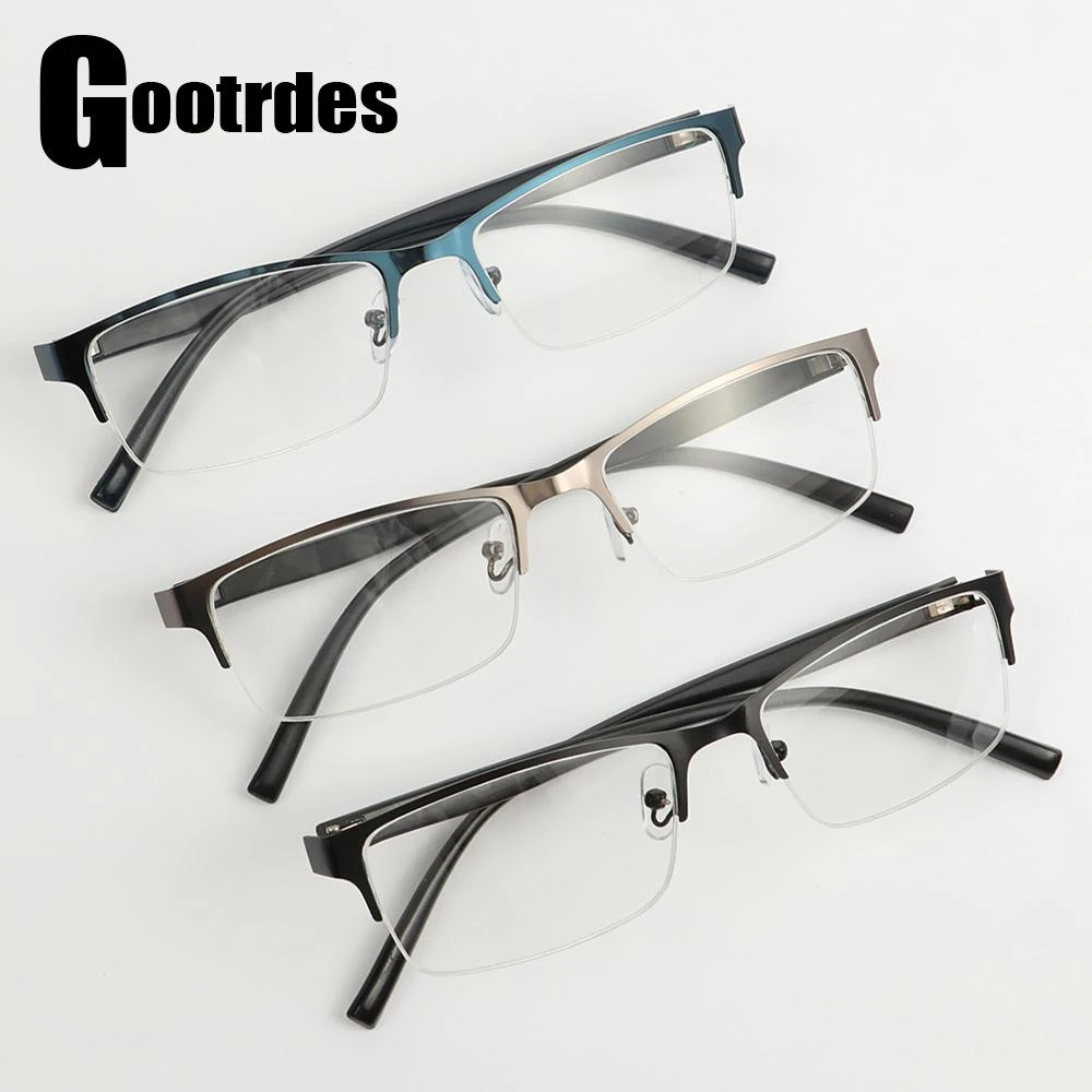 Eye Glasses Short Sighted Myopia Mens Square Glasses Eyeglasses