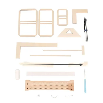 Kit di strumenti per rilegatura e scrapbooking facile per principianti, con fantastici stencil e guida per il taglio, utilizzabile come quaderno