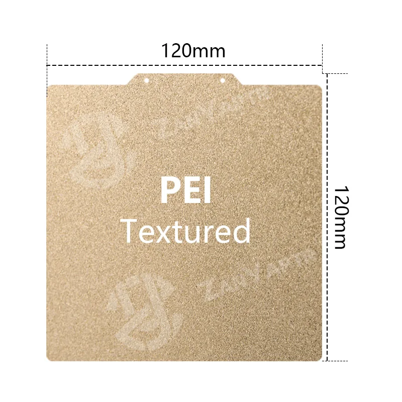 thumbnail image 2 of 3D Printer 120x120mm Voron 0.1 0.2 PEI Sheet Spring Steel Build Plate,[Double Sided Smooth Flex PEL PEB Sheet]4.7x4.7 Inch No Magnetic Sticker For Voron 0 V0 3D Printer 2 of 14