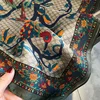 New 100% Nature Silk Square Scarf for Women Retro Floral Print Neckerchief Hairband Foulard Lady Kerchief Bag Ribbons Headband 5
