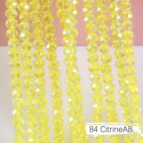 2mm 4mm 6mm 8mm Rondelle Austria Crystal Beads Faceted Glass Beads Loose Spacer Beads for DIY Bracelet Garment Making - Image 22