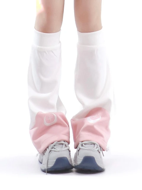 2024 Summer Kawaii Fashion Leg Warmers Women Y2k Accessories Long Flare  Socks Lolita Foot Cover Botas Femininas - AliExpress