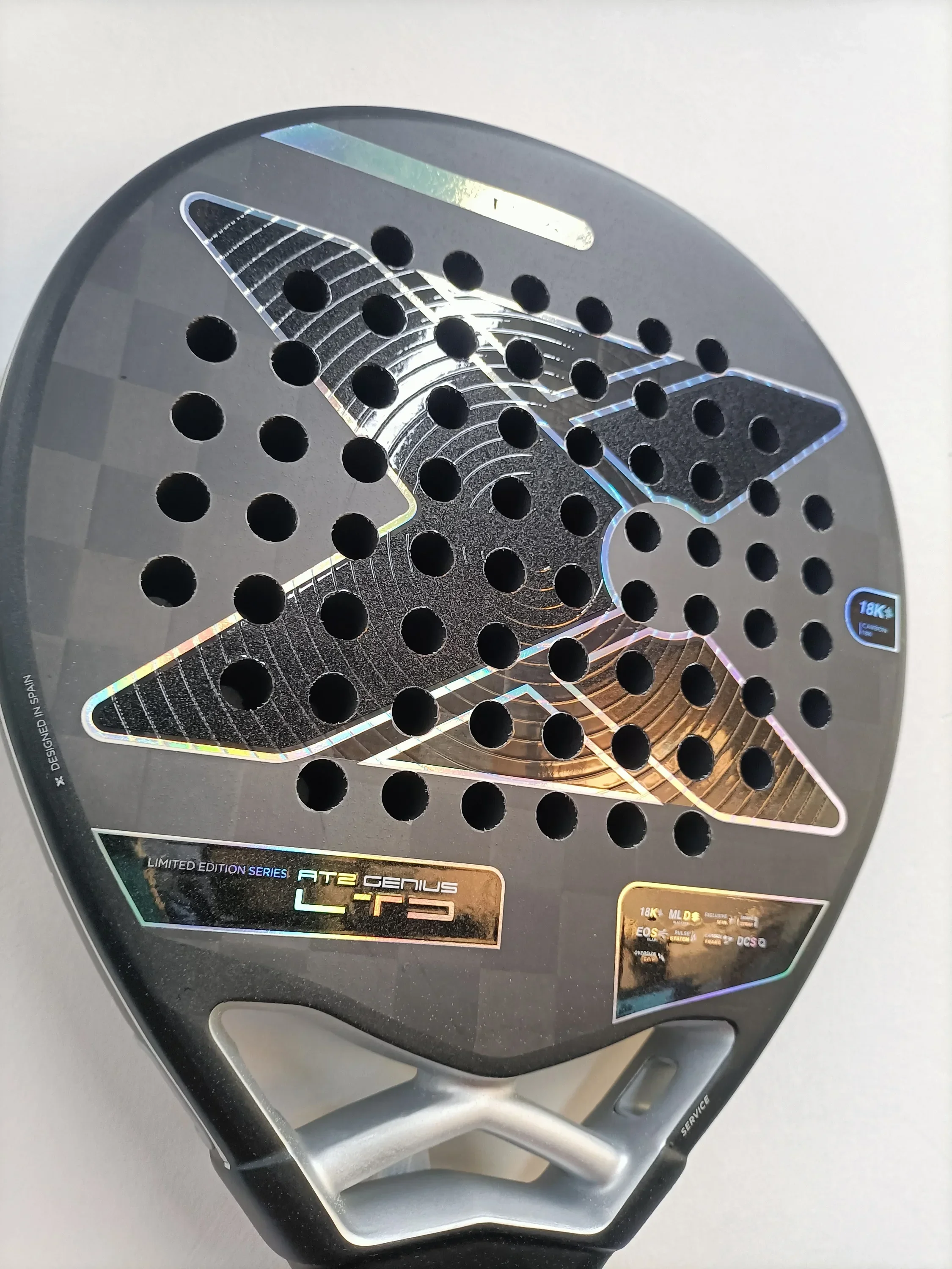 Beach Tennis Rackets 3K 12K 16K 18K Full Carbon Fiber Cage Beach Raqueta With Padel Racket Bag For Adults Training Accessories