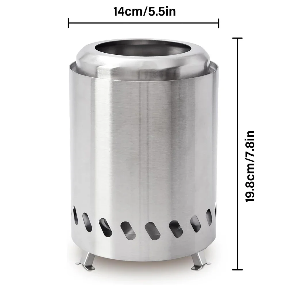 Portable Mini Tabletop Firepit | Smokeless Indoor Outdoor Bonfire 6