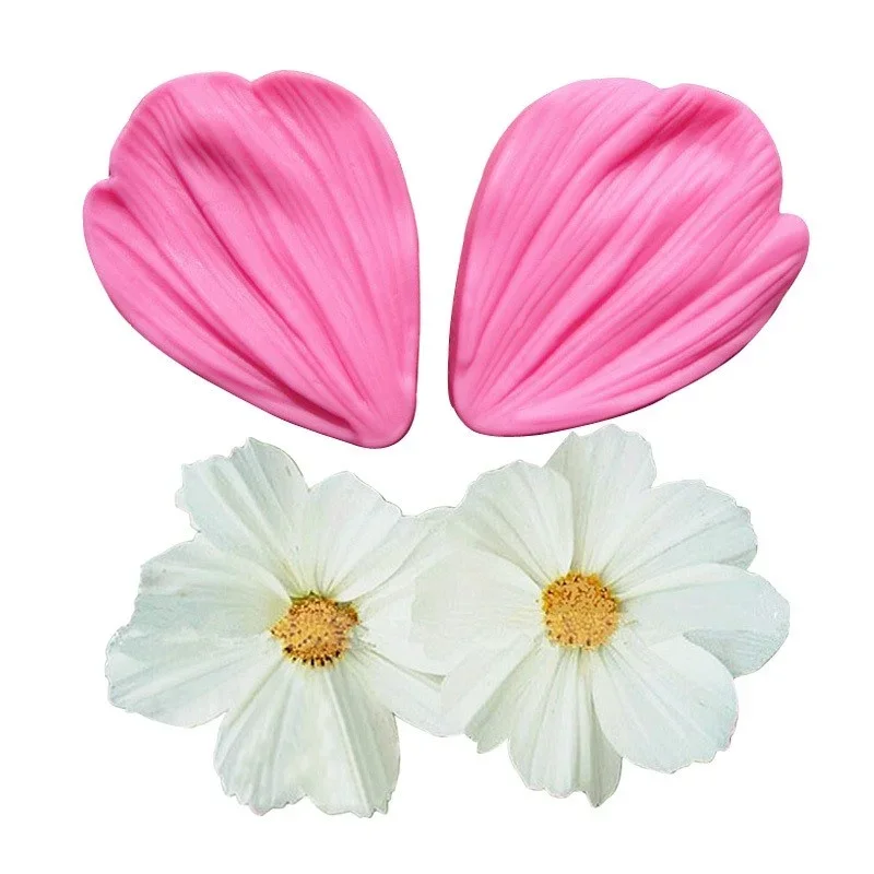 

Chrysanthemum Flower Petals Shape Silicone Mold Fondant Chocolate cake tools Baking Cookie Moulds Decorating Molds