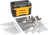 243 Piece Mechanics Tool Set in 3 Drawer Storage Box | 12 Point 1