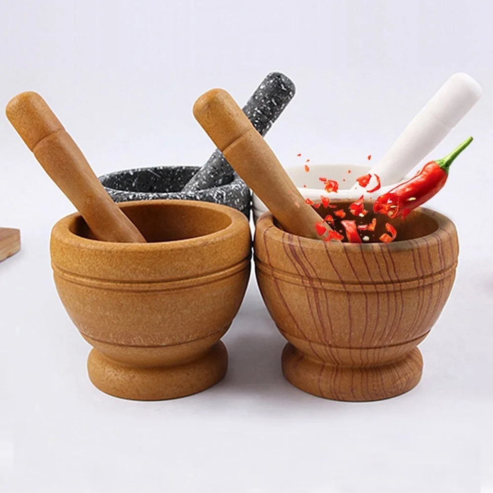 Kitchen Grinder Pressing Garlic Mashed Garlic Mashing Pot Manual Mashing Medicine Pot Jujube Pounding Mortar