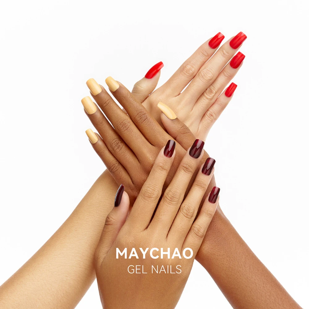 MAYCHAO 12ml Gel Nail Polish 48 Colors Glossy Semi Permanent Soak Off UV LED Frosted Gel Nails Painting Varnish 4