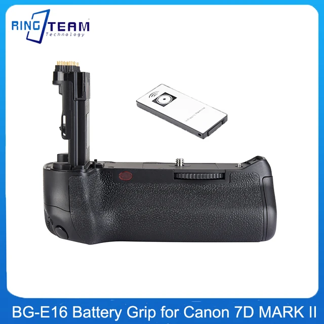 BG-E16 BG-E16Hカメラ用バッテリーグリップ,Canon eos 7d Mark ii用,BG-7DII垂直グリップ,2.4g,リモコン付き
