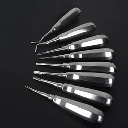 Dental Elevator Tooth Elevator Stainless Steel Dentist Tools Stright Curved Root Elevator Dental Lab Instrument
