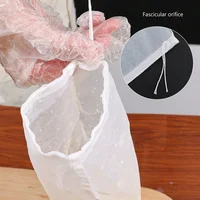 5PCS Soy Wine Nylon Filter Bag Nut Milk Bag Tea Coffee Yogurt Filter Net Mesh Kitchen Food Reusable Nylon Filter Bags Strainer 4