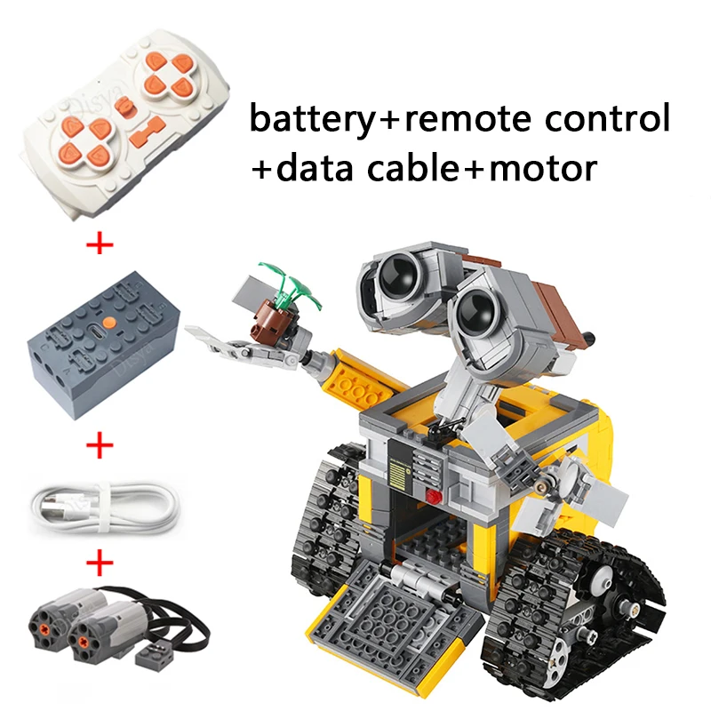 Building Blocks 687 Pieces Electric Hi-Tech APP RC Robot Motor Power Function Children's Toy Gift building block toys