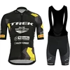 Men's Cycling Outfit Set TREK Pants Gel Clothing Bib Mtb Mountain Bycicle Man Suit Shorts Uniform Sportswear Jersey Road Bike 5