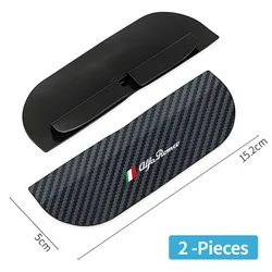 Carbon Fiber Waterproof Car Side - Rear View Mirror Rain Eyebrow Visor Cover (For alfa Romeo)