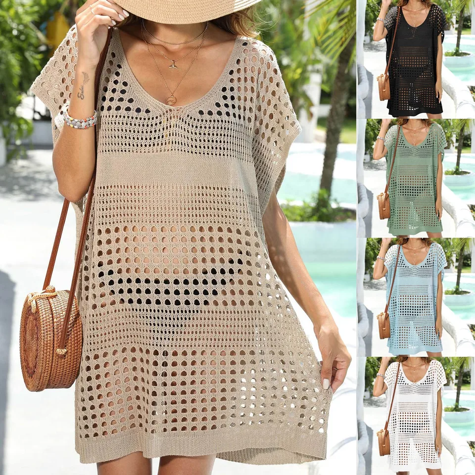 Women's Summer Beach Cover Up Kimono Dress