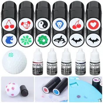 Outdoor Sports Quick-dry Plastic Golfer Gift Mark Seal Golf Stamp Marker Golf Accessories Golf Ball Stamper