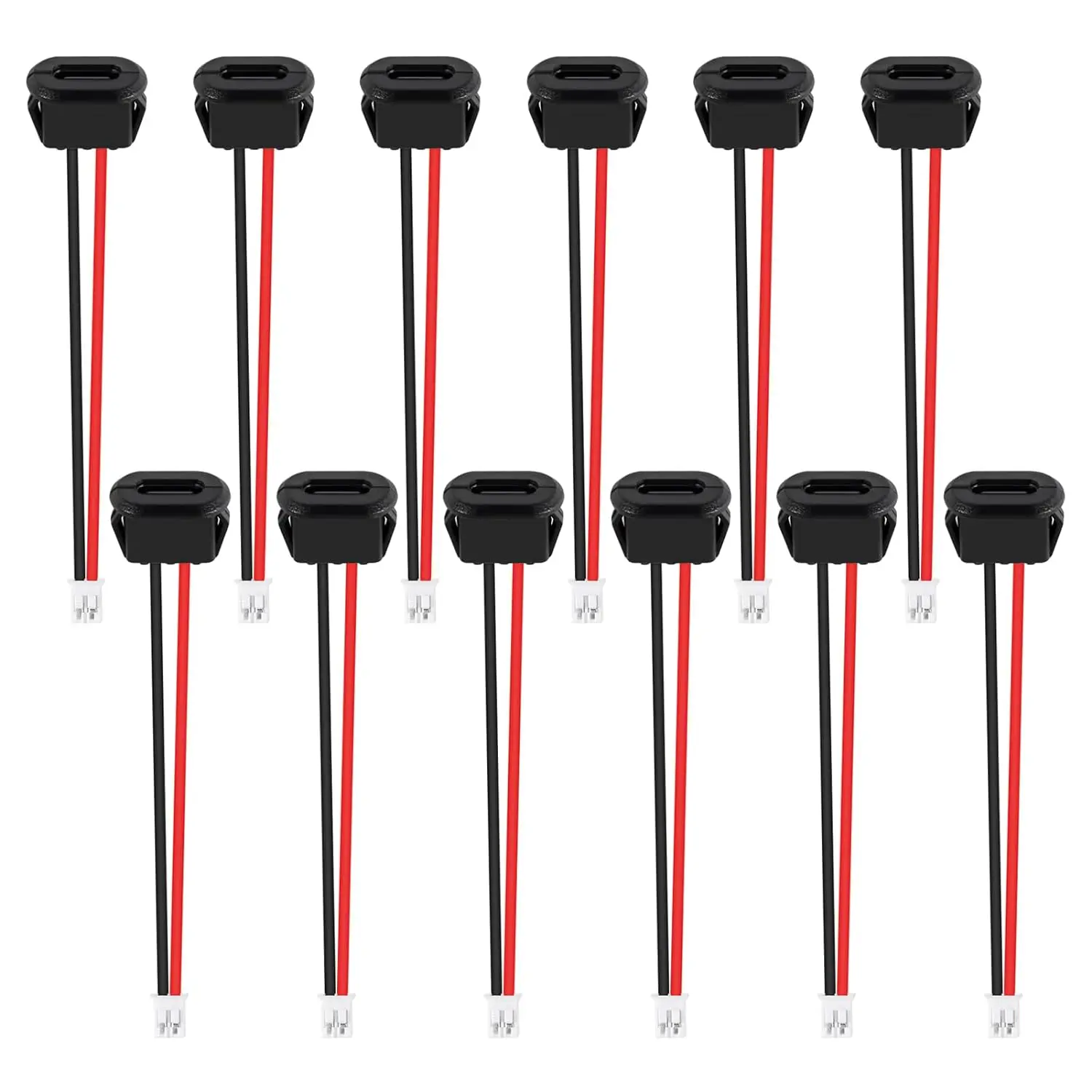 Description Picture 6 of item5pcs Type-C Female Chassis Waterproof 2P Wire Type USB C Pigtail Cable Extension Power Cable USB-C Plug to 2 Pin Bare Wire Open
