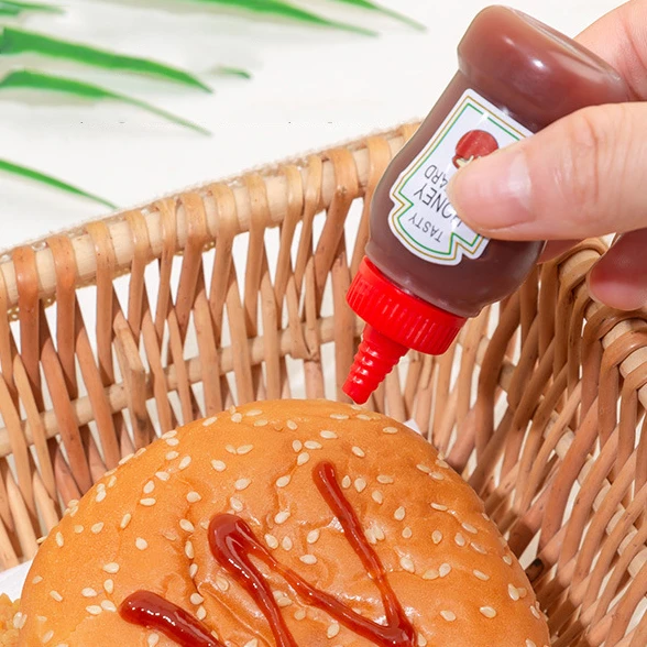 Mini Bouteille de Ketchup de Tomate Portable, Petite Bouteille de