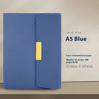 Thickened upgraded high-end notebook diary notebook A5 retro high-end PU leather classic travel diary notebook (single notebook) 6