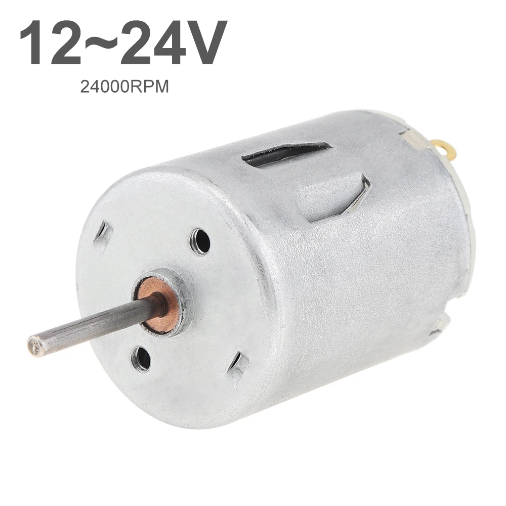 R280 12-24V stejnosměrný motorový 24000RPM vysoký rychlost mikro motorový pro DIY hraček mini fanoušci odšťavňovač voda čerpadlo krása měřici zařízení