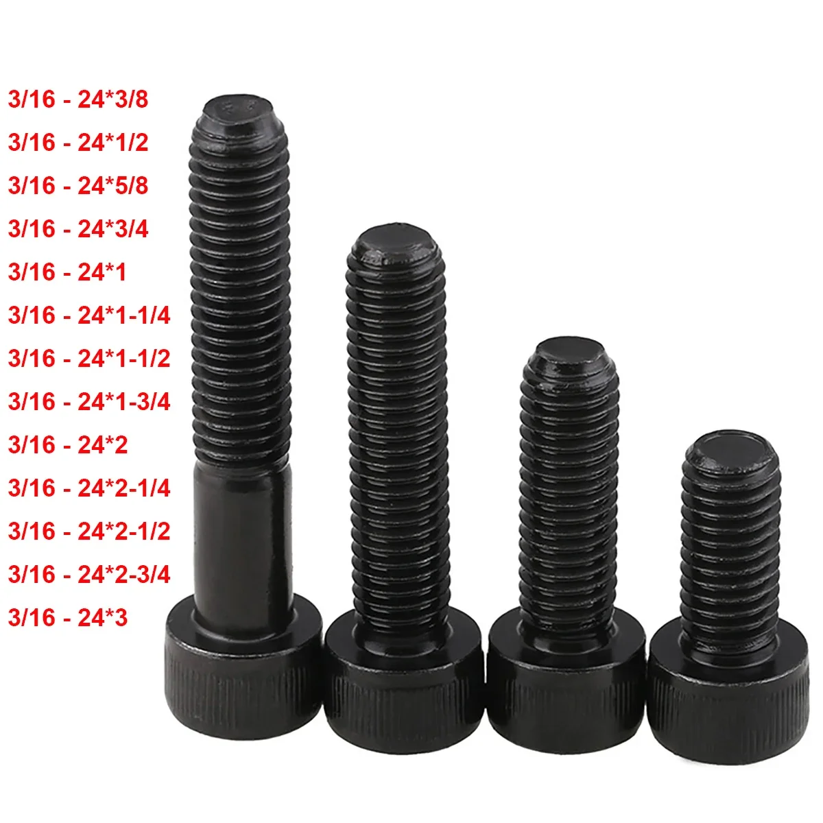 Grado 8.8 ASME 1/4 5/16 Tornillo De Cabeza Hexagonal De Acero Al