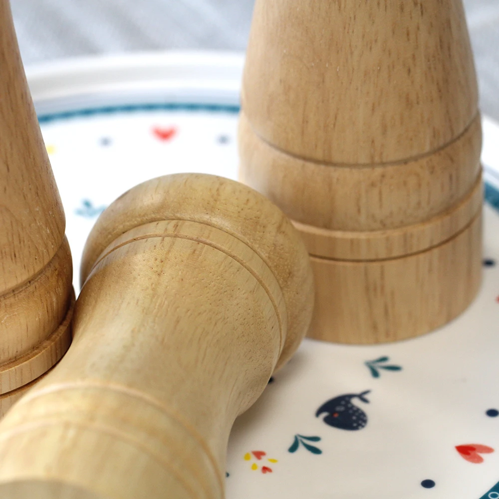 Kitchen Grinder for Salt Pepper Wooden Mill Grinder Peper Spice Seasoning Mill Hand Kitchen BBQ Tools