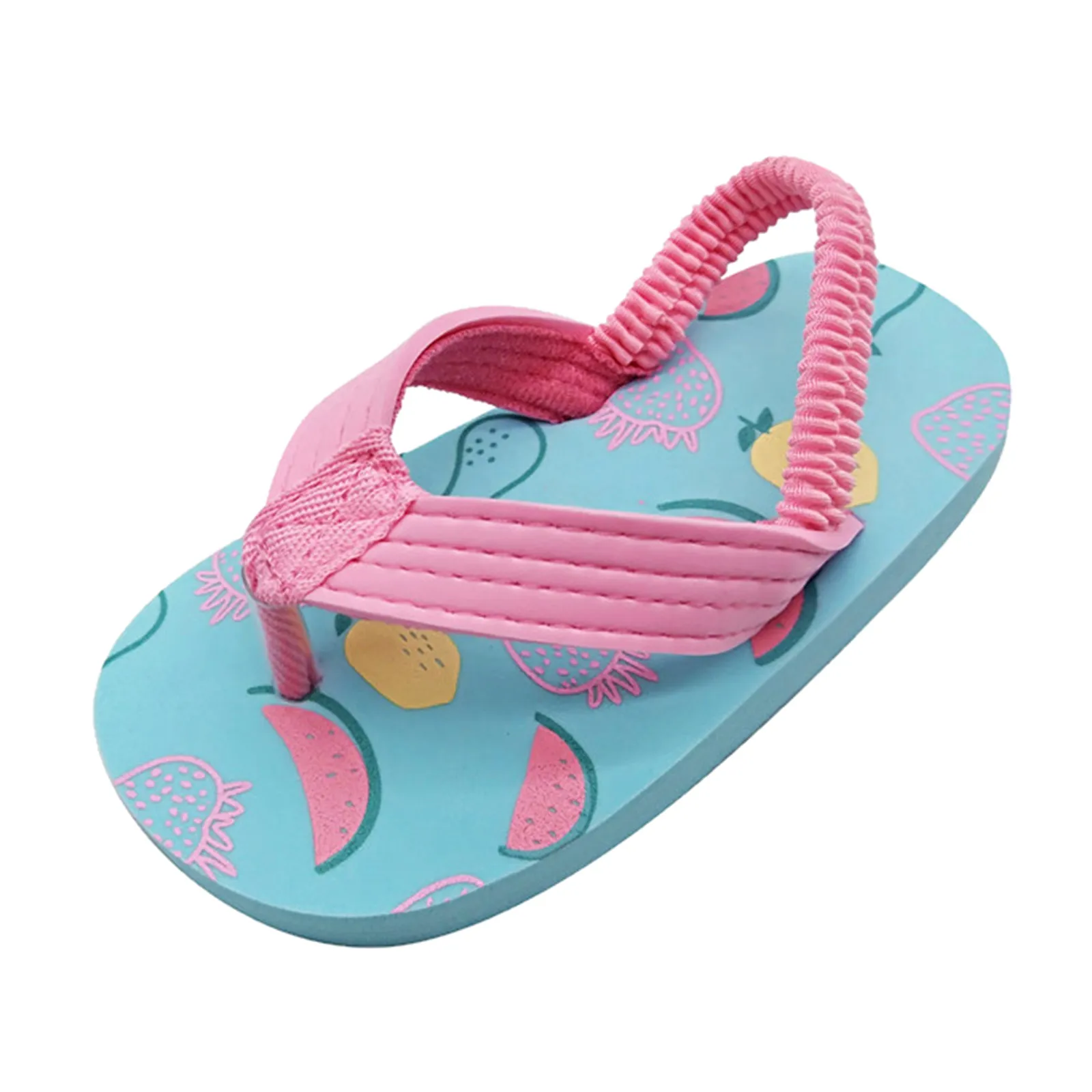 Description Picture 6 of itemToddler Eva Elastic Beach Shoes Girls Shoes Strap & Flops Boys Flip For Kids Sandals With Adjustable Summer Sandals Pantuflas