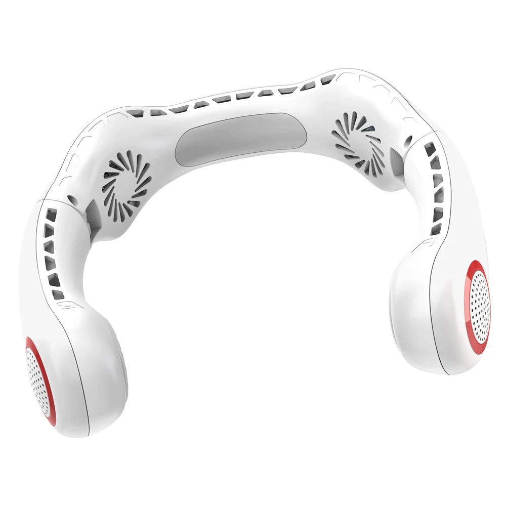 

Настенный пластиковый мини-вентилятор на шею с питанием от USB/аккумулятора и тремя скоростями