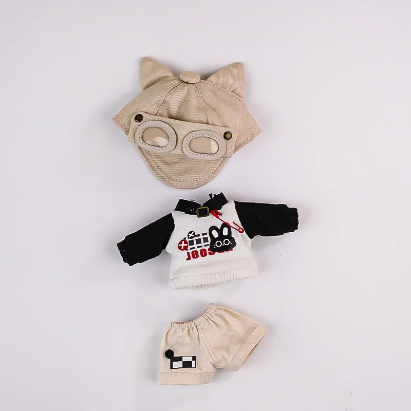 Ob11 Doll Clothing Cool Cat Rabbit Sweater Coat Doll Shorts Hat For Nendoroids, Molly, Ufdoll, Gsc Body, Ymy, 1/12bjd Doll 6