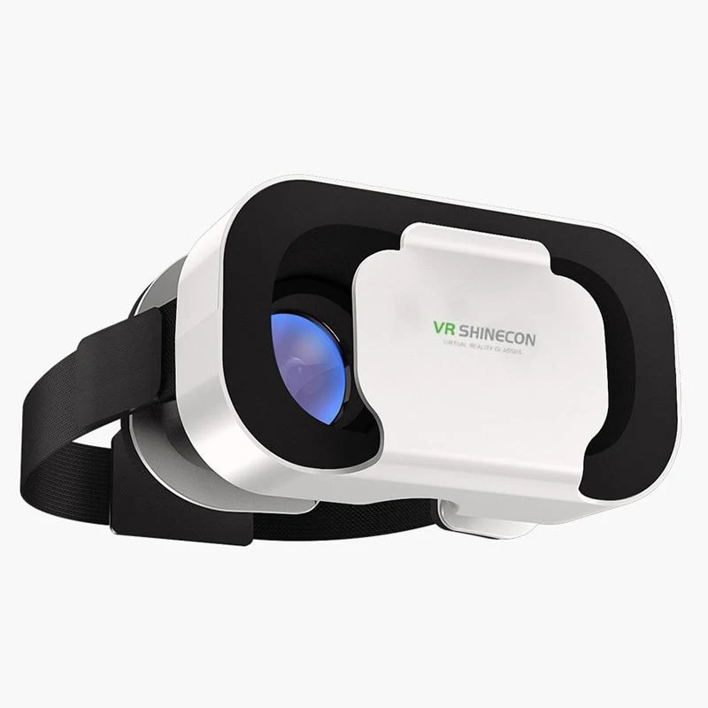 VR Headset Box Óculos inteligentes, lentes ajustáveis 3D, capacete para smartphone Android, realidade virtual, videogame HD, 4K, G05A