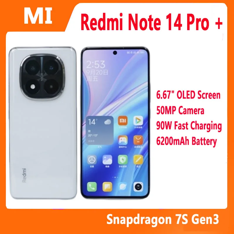 Original Xiaomi Redmi Note 14 Pro Plus 5G Chinese Version