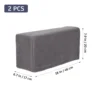 2 Pcs Stretch Comfortable Polyester Sofa Arm Covers Couch Armrest Protectors Recliner Slippers Fabric Decor Accessories 4